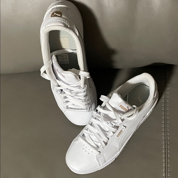 PUMA Women's Classic White Sneakers - Picture 2 of 8